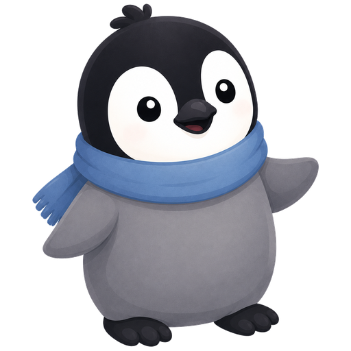Pikok the penguin, the Pikok Adventures mascot